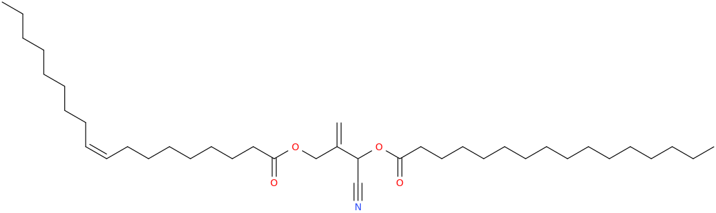 2 [cyano [hexadecanoyl]oxymethyl]prop 2 enyl octadec 9z enoate